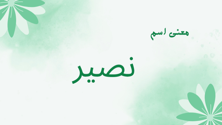 معنى اسم نصير