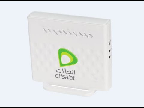 كيفية تقليل سرعة النت من الراوتر اتصالات Etisalat