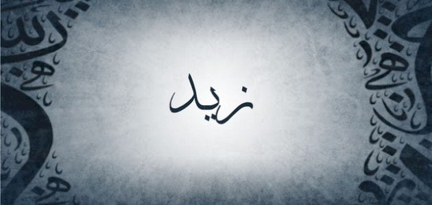 معني اسم زيد