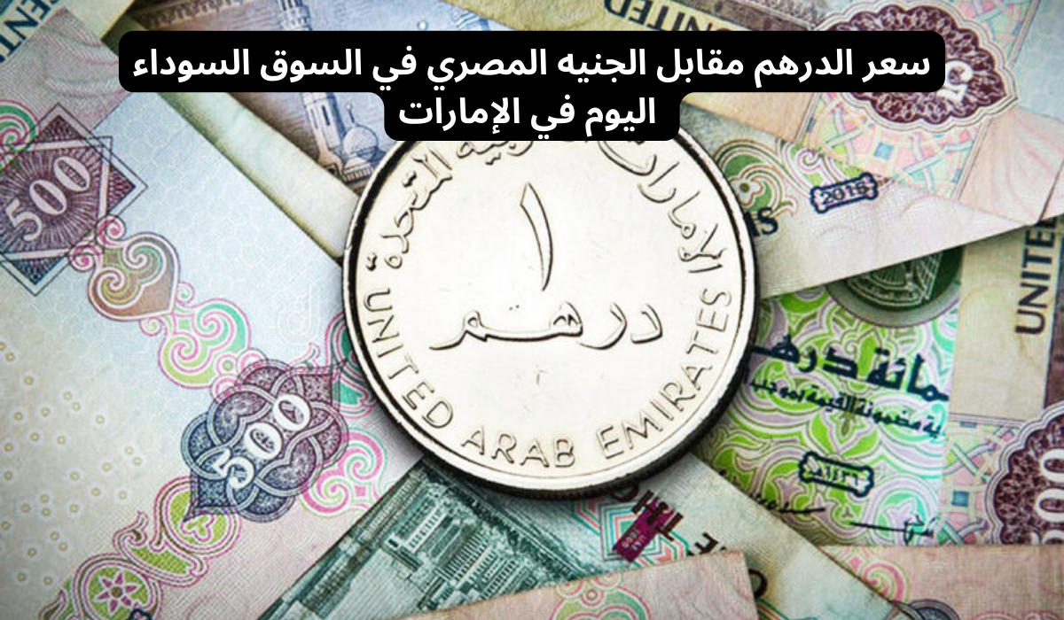 سعر الدرهم الاماراتي في السوق السوداء اليوم الإثنين 6 مايو 2025 وفي البنوك المصرية