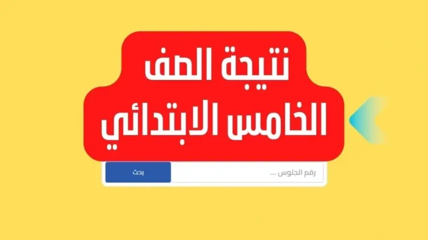 نتيجة الصف الخامس الابتدائي 2025 الترم الثاني من خلال eduserv.cairo.gov.eg