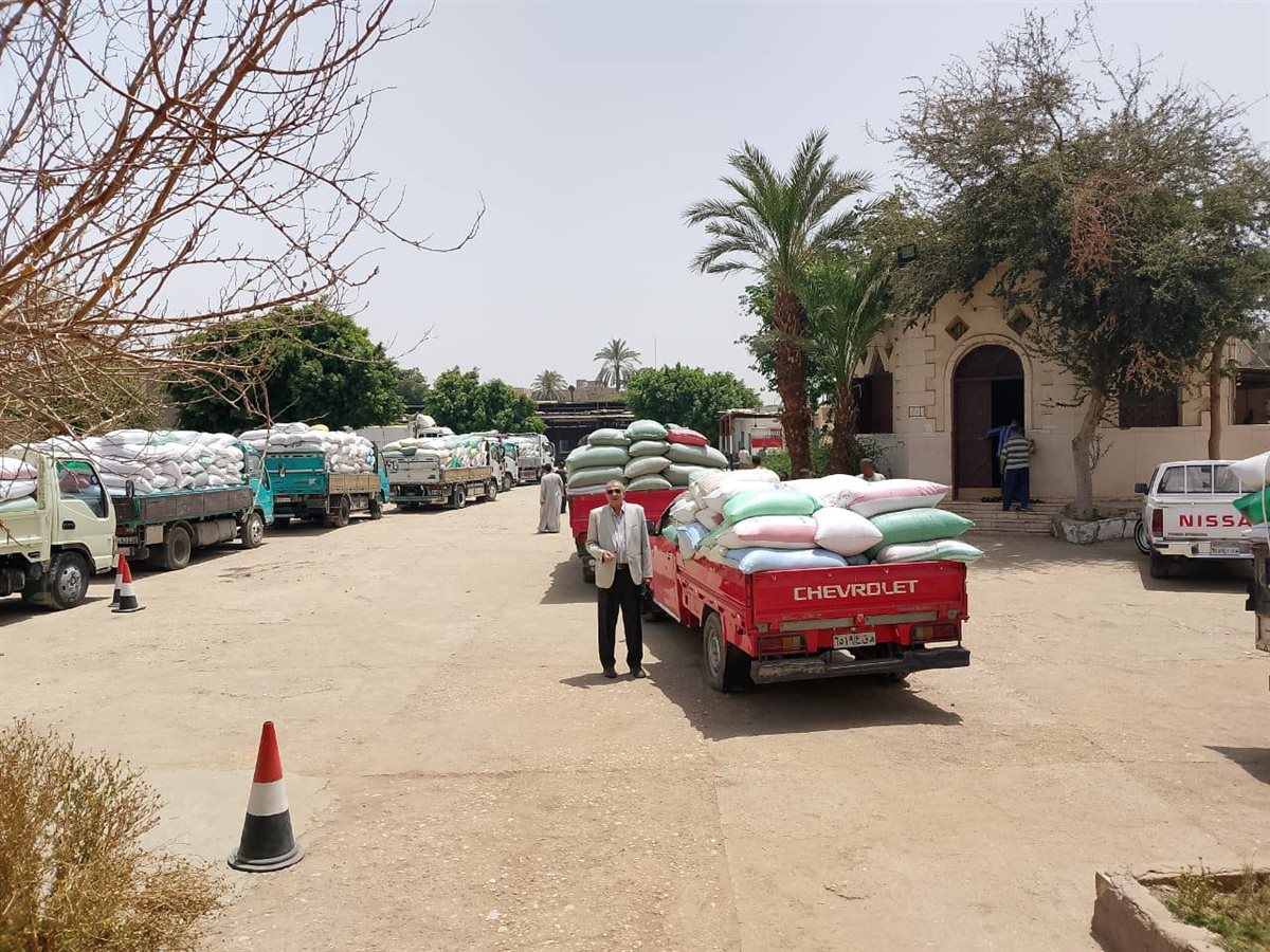 وكيل وزارة التموين: استلام 9015 طن قمح بصوامع محافظة سوهاج | صور