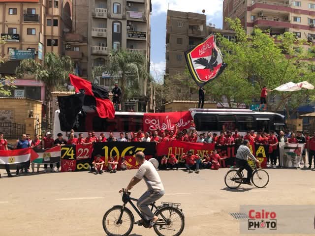 ترحال الأهلي في المنوفية قبل السفر لمؤازرة الفريق أمام صنداونز 