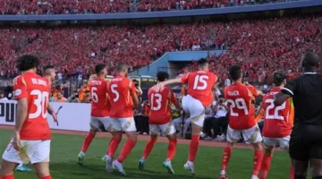 الأهلي يختتم تدريباته قبل مباراة بتروجيت في الدوري