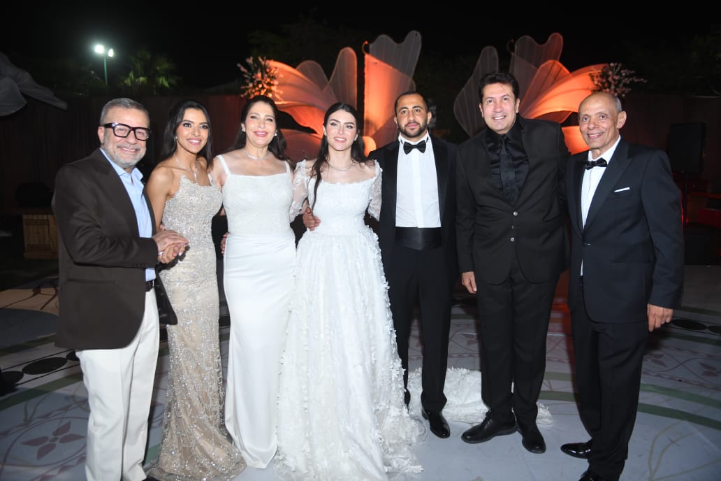 كل النجوم الفن في حفل زفاف نور إمام ابنه شقيق عادل إمام 