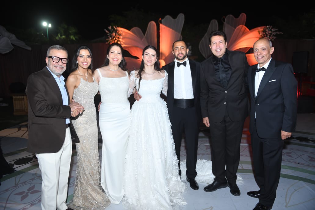 كل النجوم الفن في حفل زفاف نور إمام ابنه شقيق عادل إمام 