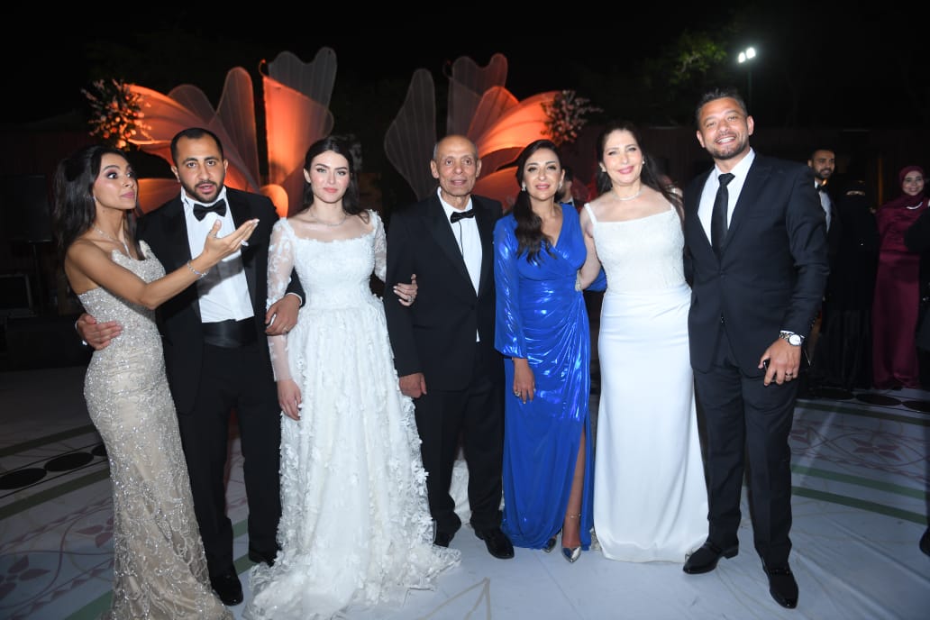 كل النجوم الفن في حفل زفاف نور إمام ابنه شقيق عادل إمام 