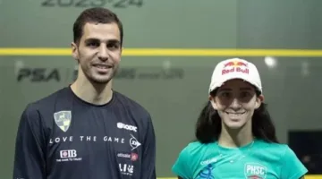 علي فرج ونوران جوهر يحصدان لقب كأس جراسهوبر للاسكواش