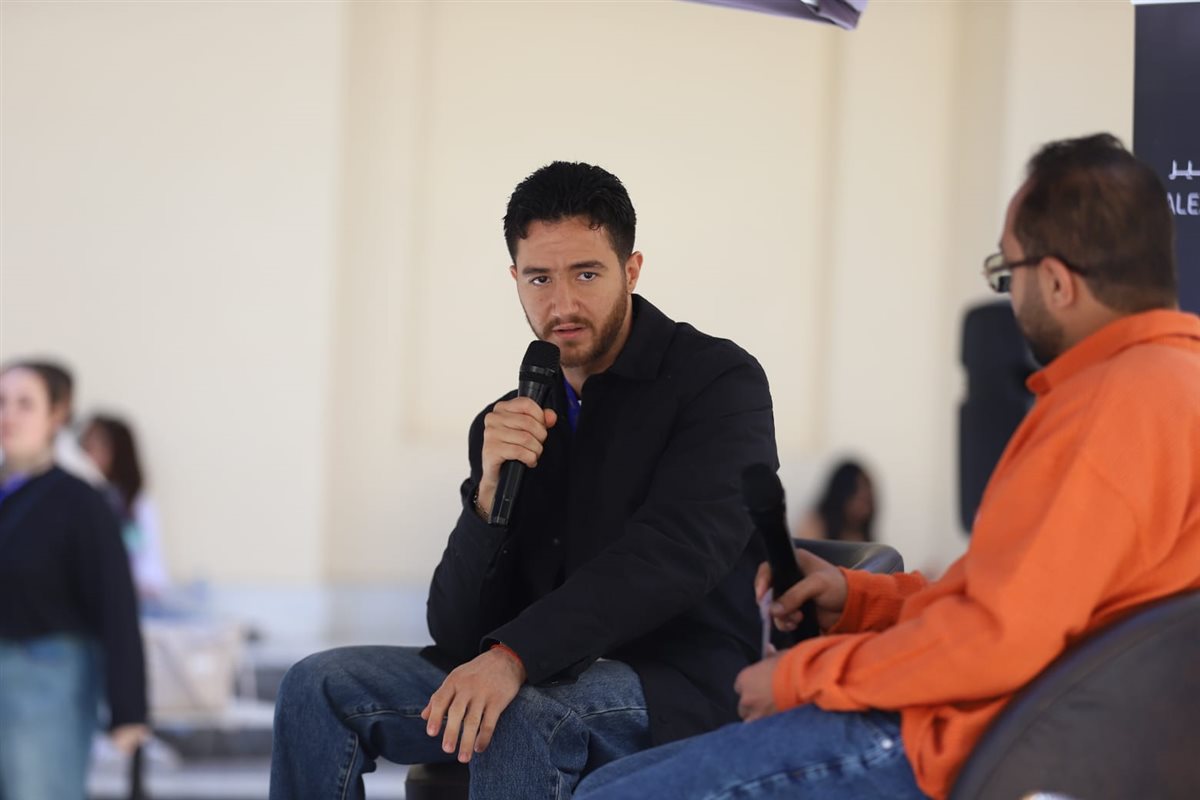 لقطات لـ احمد مالك من مهرجان الإسكندرية للفيلم القصير