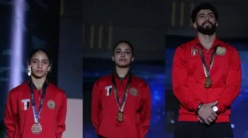 وزير الرياضة يهنئ منتخب الجمباز بعد حصوله على 5 ميداليات في بطولة العالم