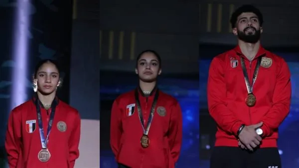 وزير الرياضة يهنئ منتخب الجمباز بعد حصوله على 5 ميداليات في بطولة العالم وزير الرياضة يهنئ منتخب الجمباز بعد حصوله على 5 ميداليات في بطولة العالم