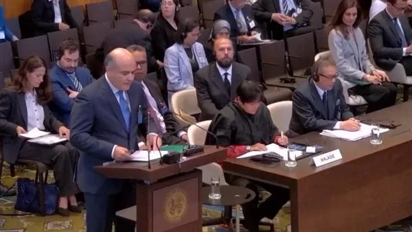 مصر تترافع أمام محكمة العدل الدولية بشأن التزامات الاحتلال الإسرائيلي في الأراضي الفلسطينية مصر تترافع أمام محكمة العدل الدولية بشأن التزامات الاحتلال الإسرائيلي في الأراضي الفلسطينية