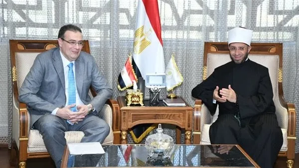 وزير الأوقاف يستقبل رئيس الجهاز المركزي للتنظيم والإدارة بمقر الوزارة بالعاصمة الإدارية الجديدة وزير الأوقاف يستقبل رئيس الجهاز المركزي للتنظيم والإدارة بمقر الوزارة بالعاصمة الإدارية الجديدة