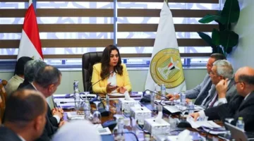 وزيرة التنمية المحلية تتابع مع القيادات الموقف التنفيذي لمشروعات الخطة الاستثمارية للوزارة والمحافظات