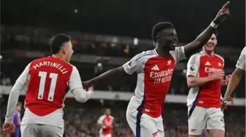 ساكا أساسيًا.. تشكيل أرسنال الرسمي لمباراة باريس سان جيرمان بدوري الأبطال