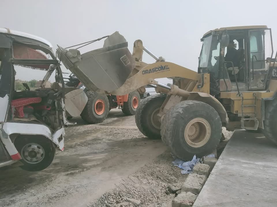 حادث تصادم الطريق الإقليمي بالمنوفية 