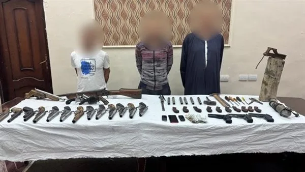 القبض على المتهمين بإدارة ورشة لتصنيع الأسلحة النارية بالبحيرة