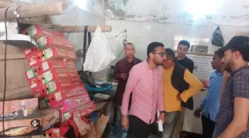 تحرير 15 محضرًا وضبط فسيخ وحلويات منتهية الصلاحية في حملة تموينية ببني سويف
