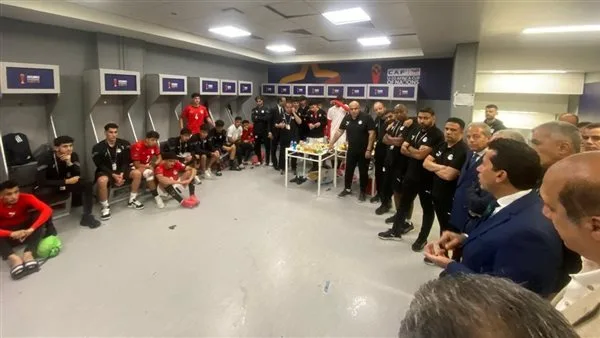 وزير الرياضة يهنئ منتخب مصر بفوزه على جنوب إفريقيا في افتتاح أمم إفريقيا للشباب وزير الرياضة يهنئ منتخب مصر بفوزه على جنوب إفريقيا في افتتاح أمم إفريقيا للشباب