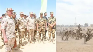 رئيس أركان حرب القوات المسلحة يتفقد المنظومة التعليمية بمعهد ضباط الصف المعلمين