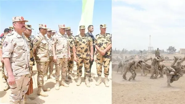 رئيس أركان حرب القوات المسلحة يتفقد المنظومة التعليمية بمعهد ضباط الصف المعلمين