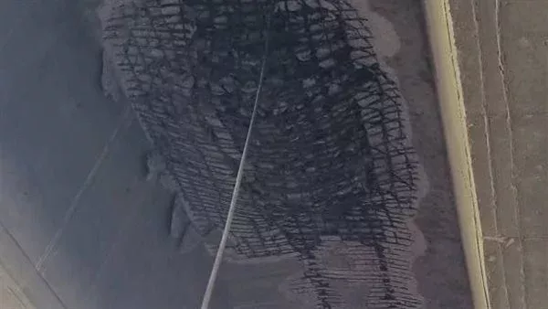 بعد شكاوي المواطنين.. بدء أعمال الإصلاح والمعاينة بعد تصدع جزئي بنزلة كوبري الإقليمي بالصف