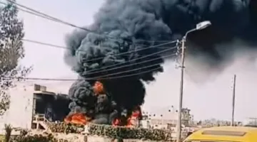 السيطرة على حريق بمحل إطارات سيارات في بئر العبد بشمال سيناء