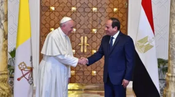 السيسي ينعى بابا الفاتيكان: خسارة جسيمة للعالم أجمع