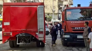 مصرع مسن في حريق شقة سكنية بمنطقة 15 مايو بالقاهرة