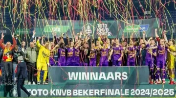 المرة الأولى في تاريخه.. جو أهيد إيجلز يتوج بلقب كأس هولندا بعد الفوز على إي زد ألكامار