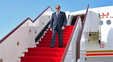 الرئيس السيسي يصل إلى جيبوتي