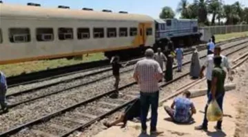 مصرع شخص أسفل عجلات القطار بكفر الشيخ