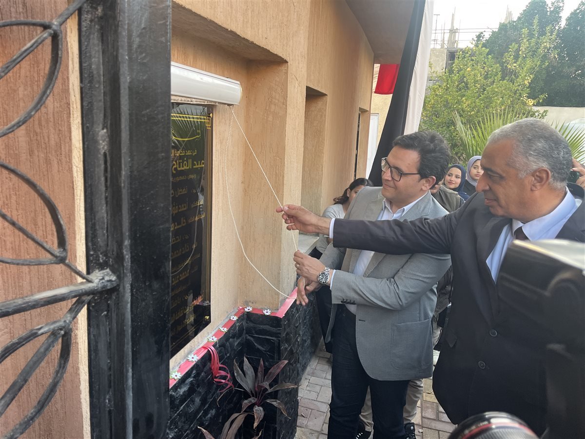 هنو يفتتح بيت ثقافة المساعيد في العريش 