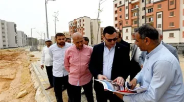 وزير الإسكان يتفقد وحدات سكن لكل المصريين بحدائق العاصمة