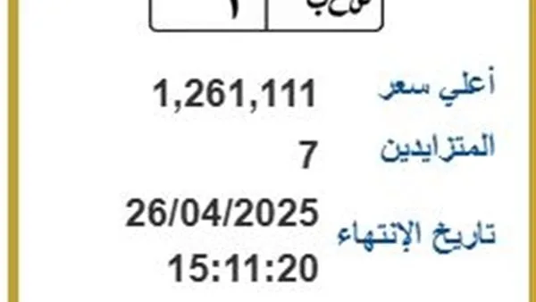 أنس وهبه.. لوحات مرور مميزة في مصر بأسعار تصل إلى 1،2 مليون جنيه أنس وهبه.. لوحات مرور مميزة في مصر بأسعار تصل إلى 1،2 مليون جنيه