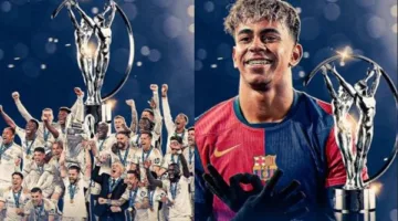 إحداها لريال مدريد وأخرى للامين يامال.. قائمة جوائز لوريوس 2025