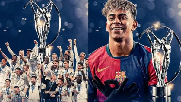 إحداها لريال مدريد وأخرى للامين يامال.. قائمة جوائز لوريوس 2025