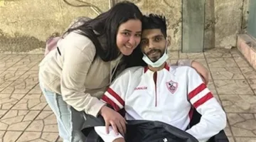 إصابة أرملة إبراهيم شيكا بجلطة في القدم