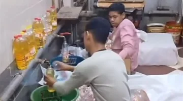 الجهات المعنية تفحص فيديو متداول عن تعبئة زيوت مستعملة