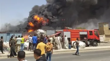 الحماية المدنية تدفع بـ3 سيارات إطفاء إضافية للسيطرة على حريق مصنع في 6 أكتوبر