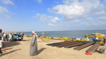 انطلاق موسم صيد الأسماك في بحيرة البردويل بشمال سيناء