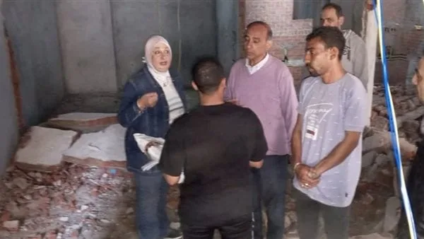 انهيار سور على غرفة كهرباء بشرق الإسكندرية.. وإزالة 7 أدوار مخالفة من مبنى بالفلكي