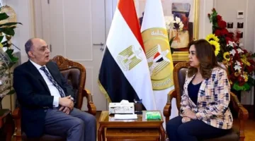 بحثا ملف التصالح وتطوير الطرق.. وزيرة التنمية المحلية تلتقي رئيس لجنة المشروعات الصغيرة والمتوسطة بمجلس النواب