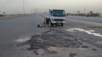 بعد شكاوى المواطنين من تصدع جزئي بنزلة كوبري الإقليمي بالصف.. محافظة الجيزة: انتهينا من حل المشكلة| صور