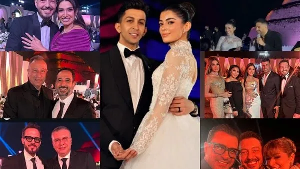 بكاء ليلى زاهر وغناء هشام جمال.. أبرز لقطات حفل زفاف العروسين |صور بكاء ليلى زاهر وغناء هشام جمال.. أبرز لقطات حفل زفاف العروسين |صور