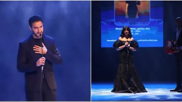 تكريم ريهام عبد الغفور وأحمد مالك بجائزة هيباتيا الذهبية بمهرجان الإسكندرية للفيلم القصير تكريم ريهام عبد الغفور وأحمد مالك بجائزة هيباتيا الذهبية بمهرجان الإسكندرية للفيلم القصير