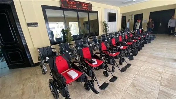 جهاز مدينة السادات يسلم 20 كرسيّا متحركا لذوي الهمم بالمنوفية جهاز مدينة السادات يسلم 20 كرسيّا متحركا لذوي الهمم بالمنوفية