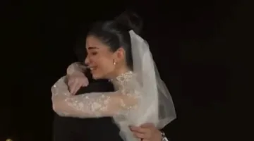 حب حياتي.. ليلى زاهر في حفل زفافها على هشام جمال: أنا أكتر واحدة محظوظة في العالم