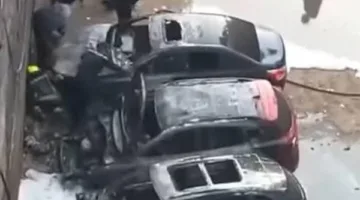 حريق يلتهم 3 سيارات بالدقهلية دون إصابات