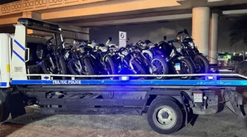 حملات لضبط الدراجات النارية والتكاتك غير المرخصة بالإسكندرية
